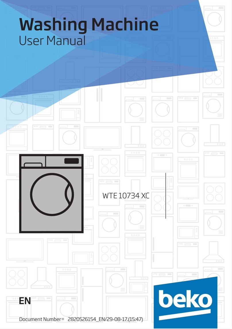 Beko WTE 10734 XC user manual