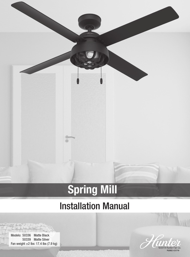 Hunter Spring Mill installation manual
