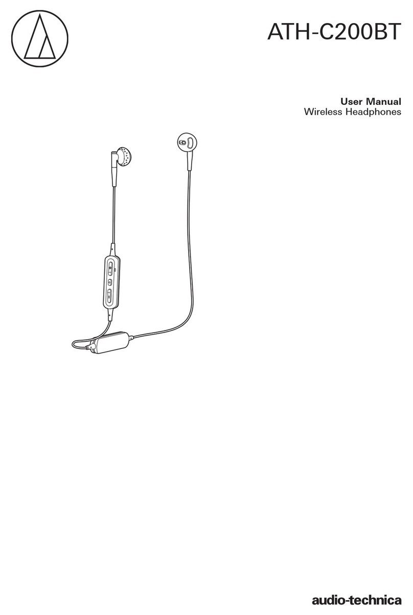 Audio Technica ATH-C200BTBK User manual