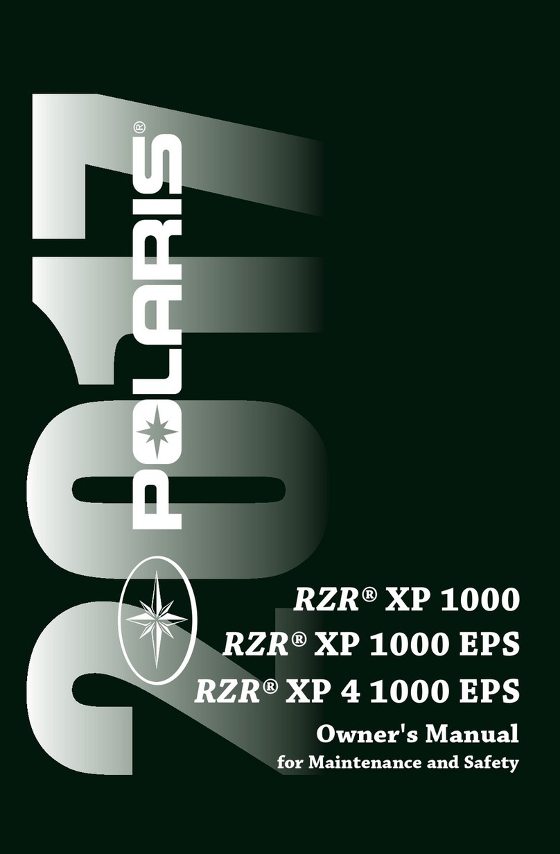 Polaris RZR XP 1000 EPS User manual