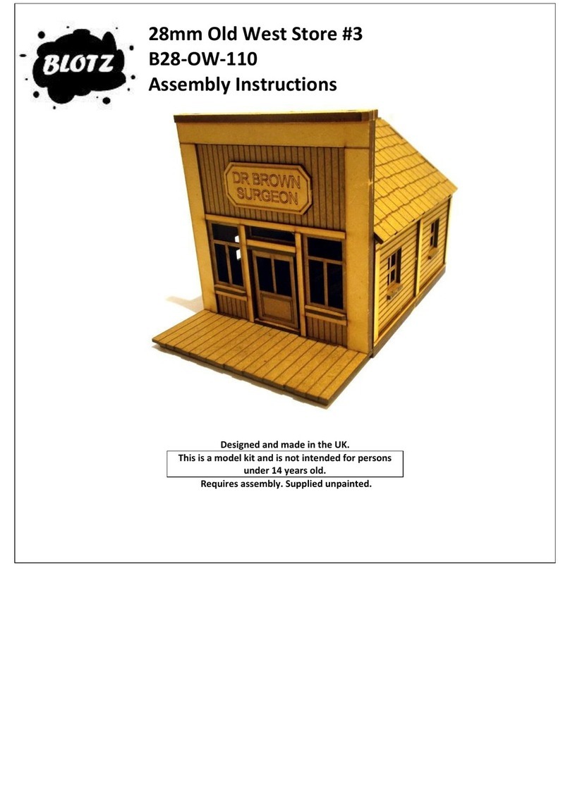 BLOTZ Old West Store 3 User manual BLOTZ Old West Store 3 User manual