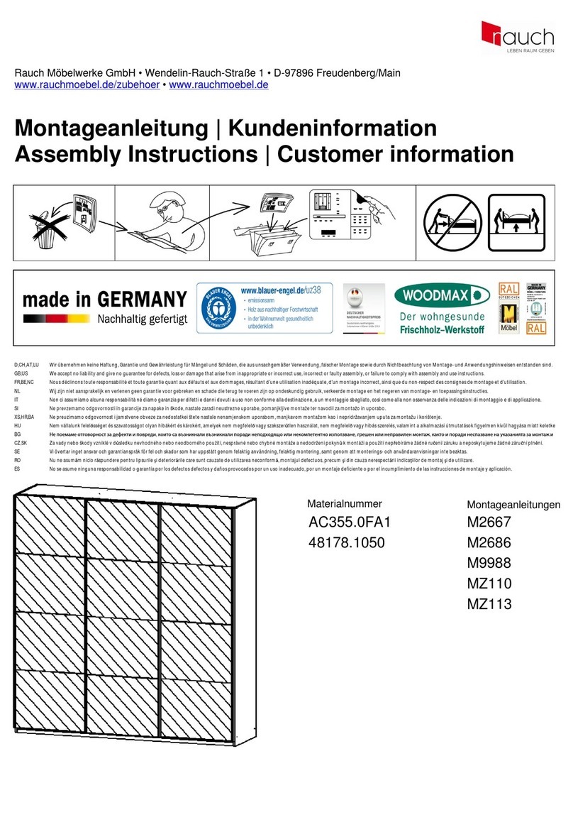 Rauch M2667 Assembly instructions