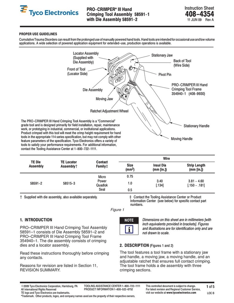 Tyco Electronics 58591-1 User manual