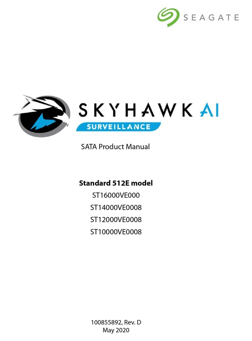 Seagate SkyHawk AI ST16000VE000 User manual Seagate SkyHawk AI ST16000VE000 User manual