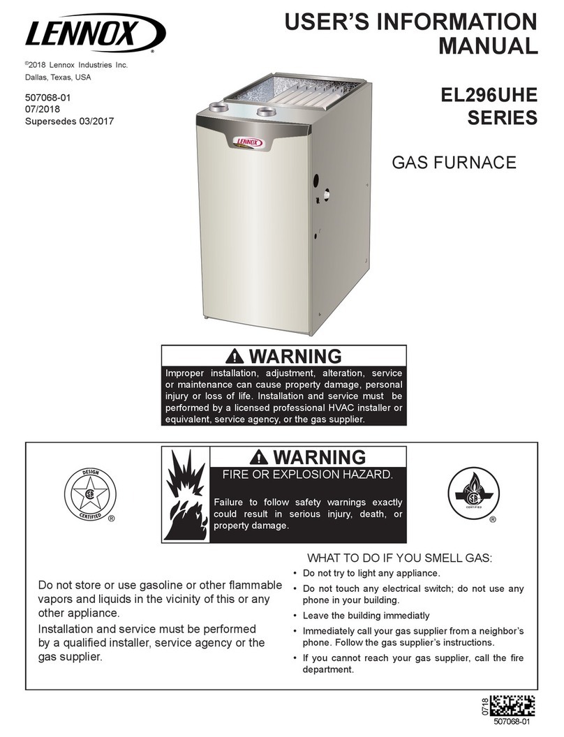 Lennox EL296UHE Guide Lennox EL296UHE Guide