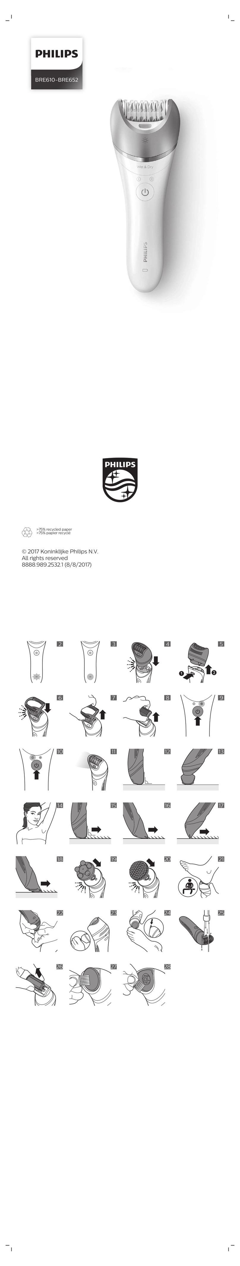 Philips BRE652 manual