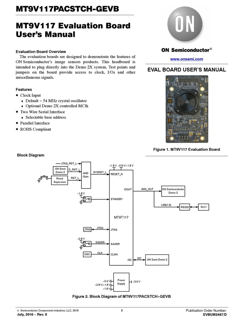 ON Semiconductor MT9V117PACSTCH-GEVB User manual