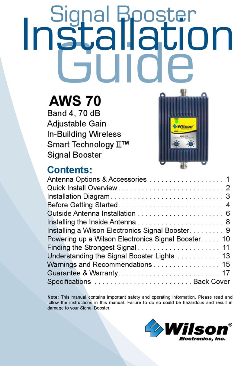 Wilson Electronics AWS 70 User manual