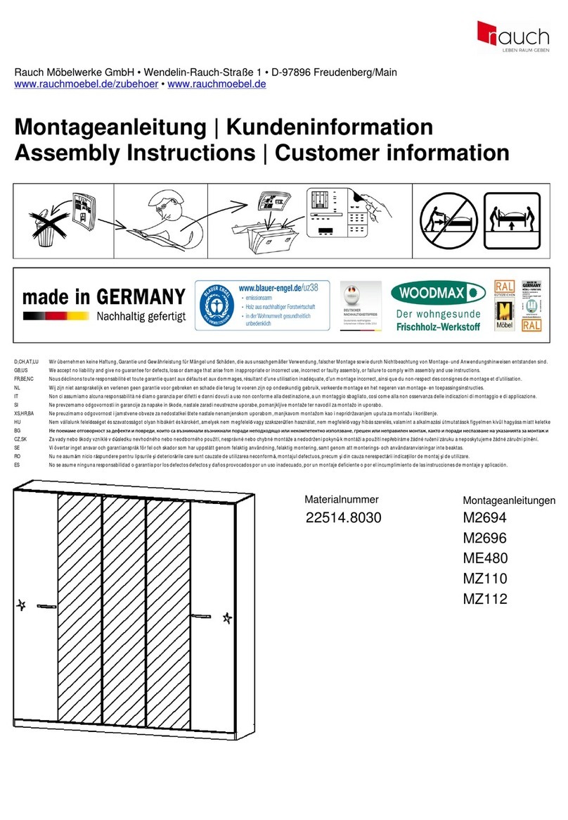 Rauch M2694 Assembly instructions