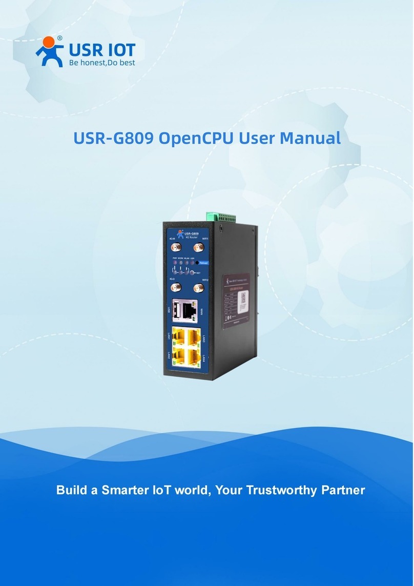 USR IOT USR-G809 user manual