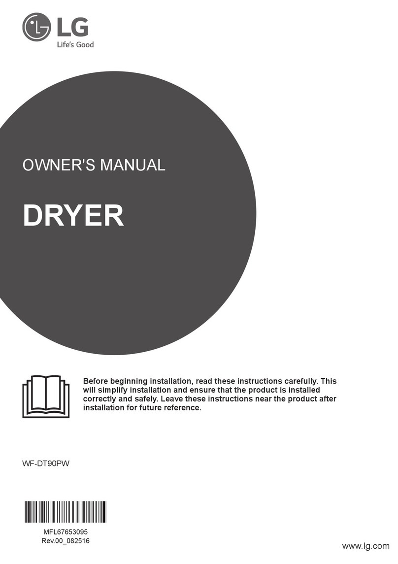 LG WF-DT90PW User manual
