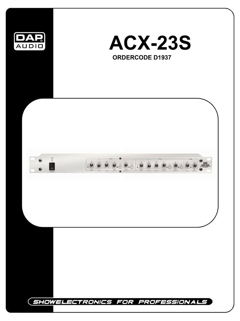 DAPAudio ACX-23S User manual