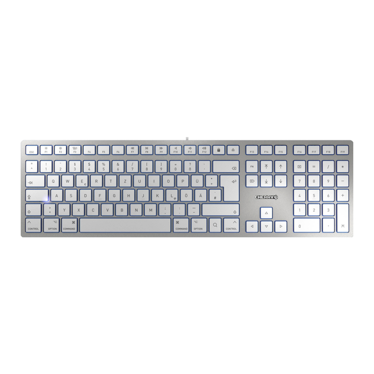 Cherry KC 6000 SLIM SILVER user manual