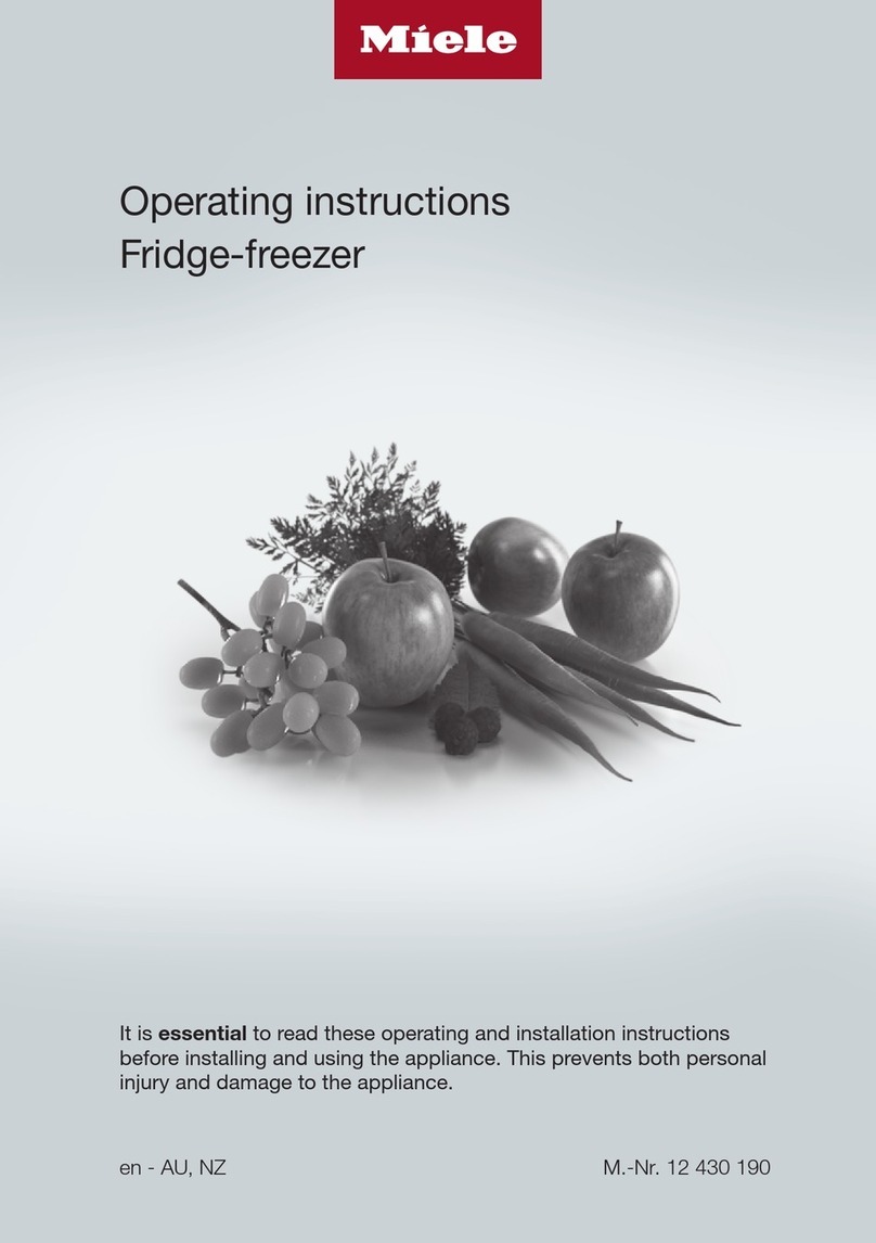 Miele KFNS 7734 Series operating instructions
