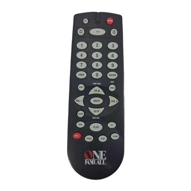 One Forall URC-3605 User manual
