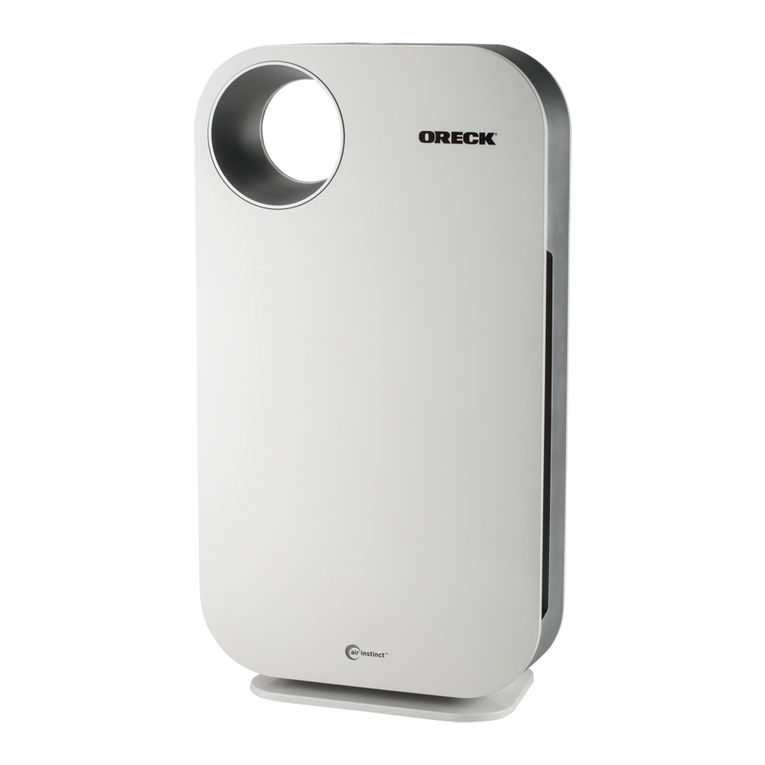 Oreck AirInstinct AIR108 User manual