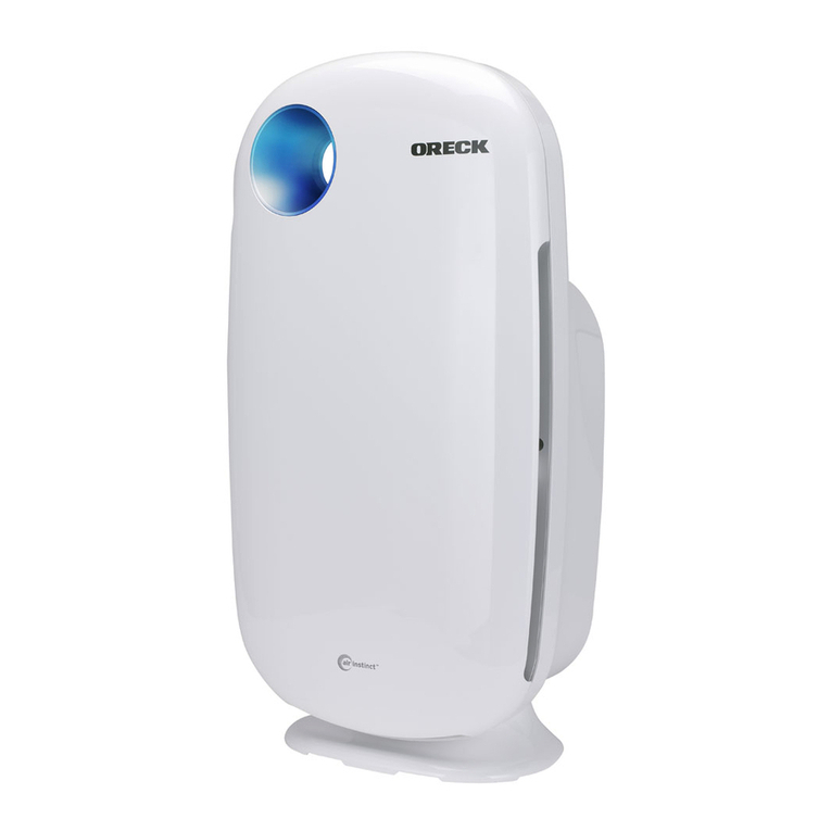 Oreck AirInstinct AIR109 user manual Oreck AirInstinct AIR109 user manual