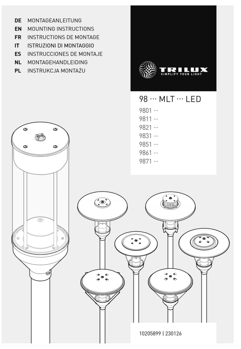 Trilux 98 MLT LED Series User manual Trilux 98 MLT LED Series User manual