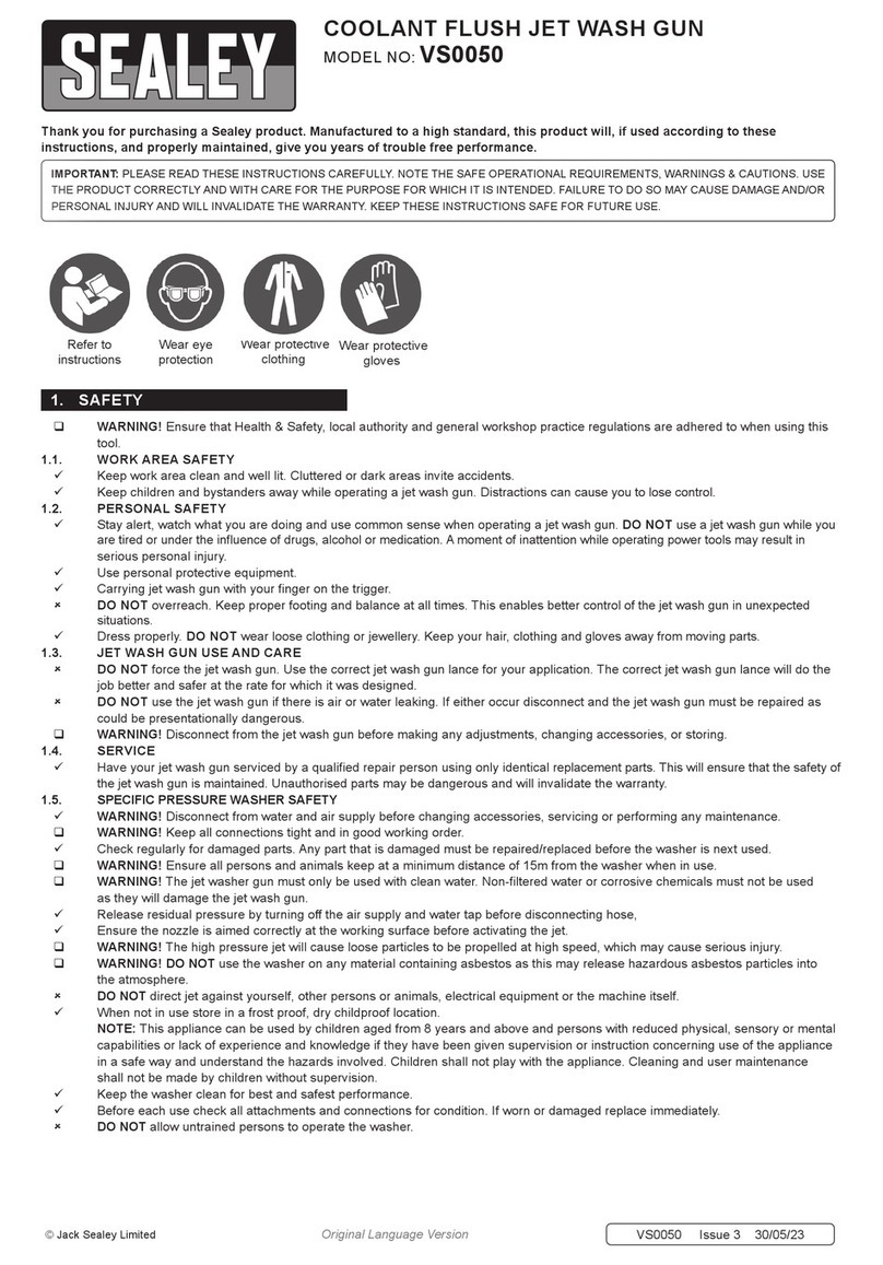 Sealey VS0050 User manual