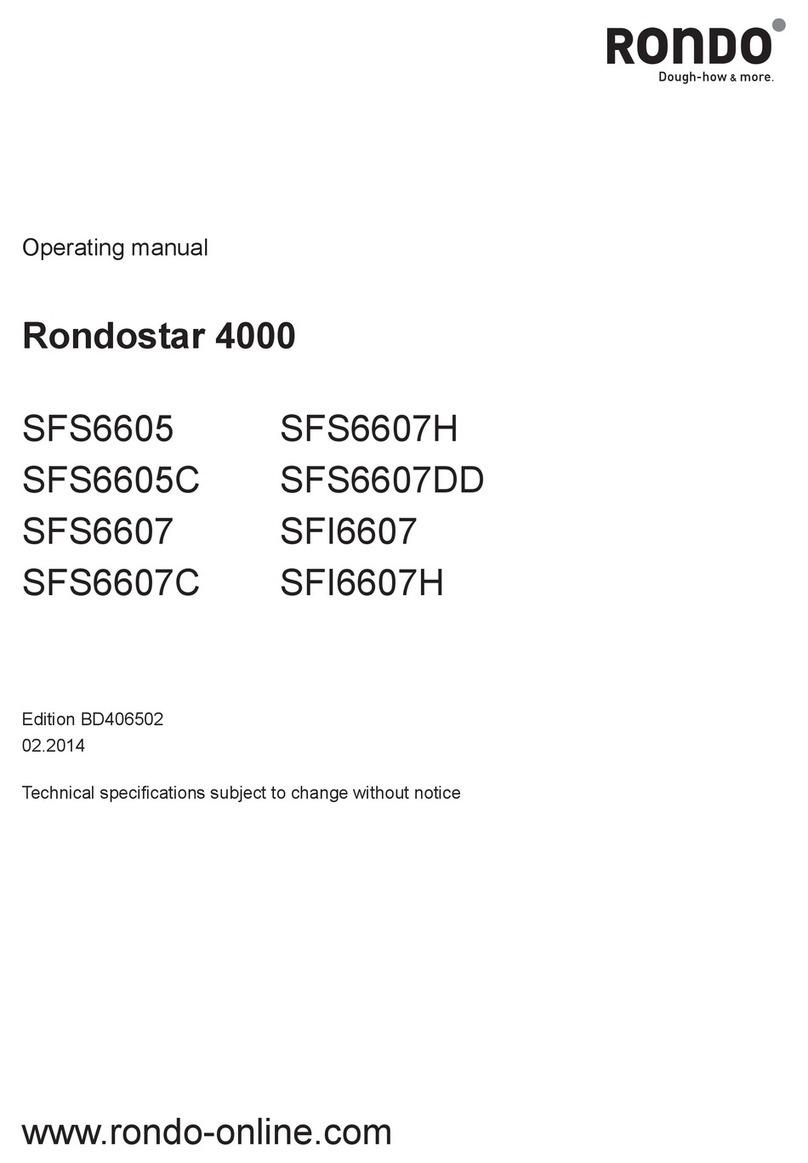 Rondo Rondostar 4000 operating manual