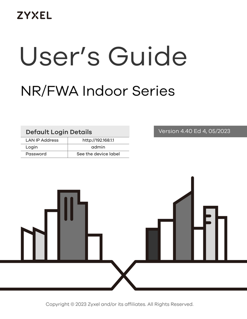 ZyXEL Communications NR Series User manual