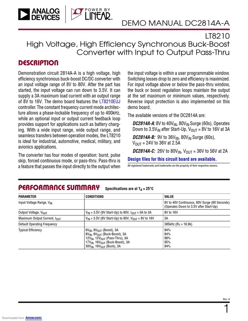 Linear Technology Analog Devices DC2814A-A Quick setup guide