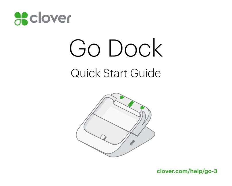 Clover Go 3 Dock quick start guide