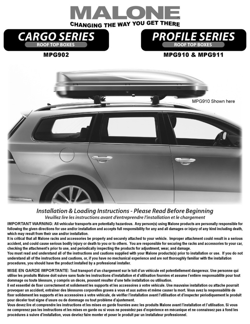 Malone MPG902 Installation & Loading Instructions Malone MPG902 Installation & Loading Instructions