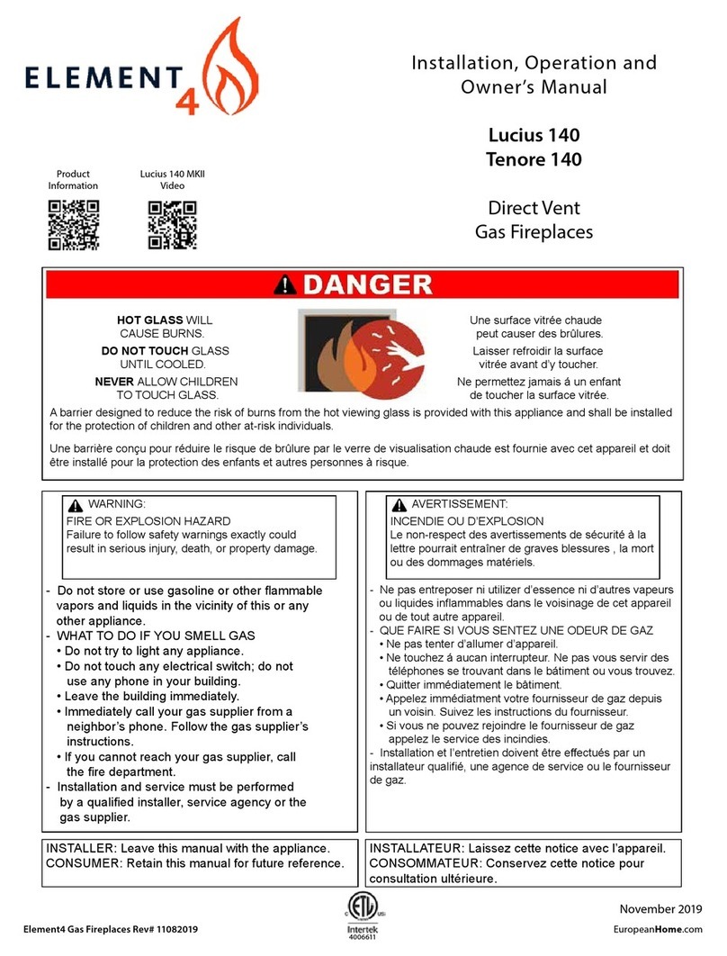 Element4 Lucius 140 User manual