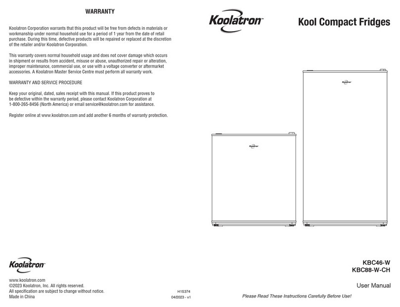 Koolatron KBC-88W user manual