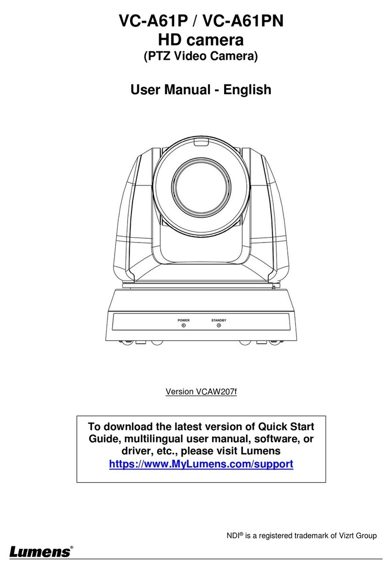 Lumens VC-A61P user manual