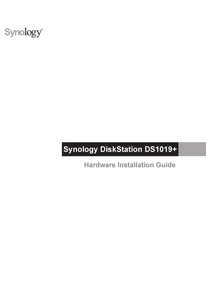 Synology DiskStation DS1019+ Manual
