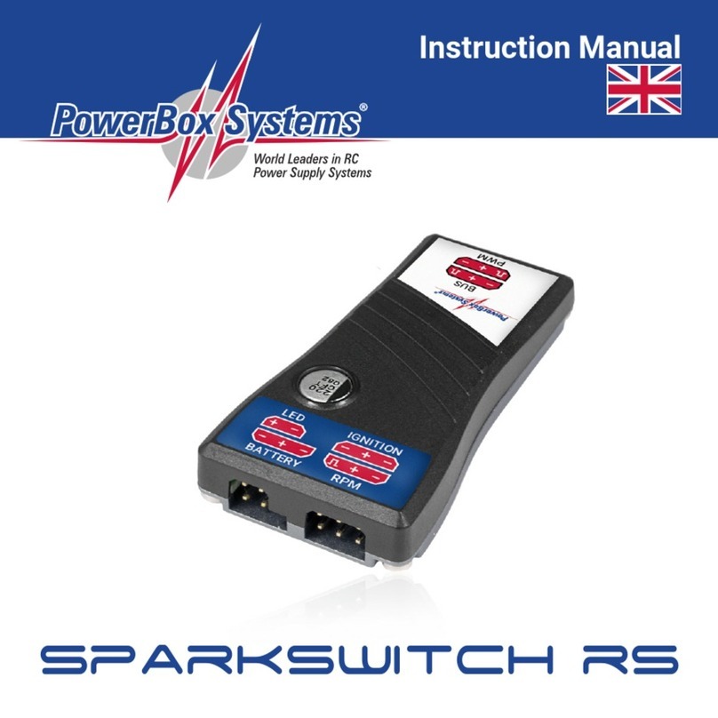 PowerBox Systems SparkSwitch RS instruction manual PowerBox Systems SparkSwitch RS instruction manual