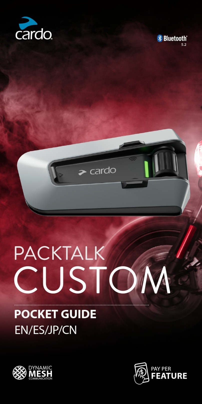 Cardo Systems PACKTALK CUSTOM Pocket guide