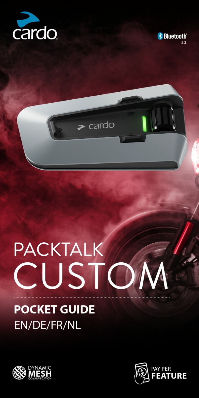 Cardo Systems PACKTALK CUSTOM Pocket guide