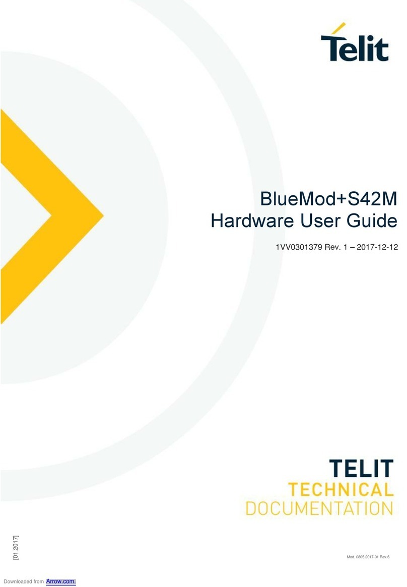 Telit Wireless Solutions BlueMod+S42M Installation manual