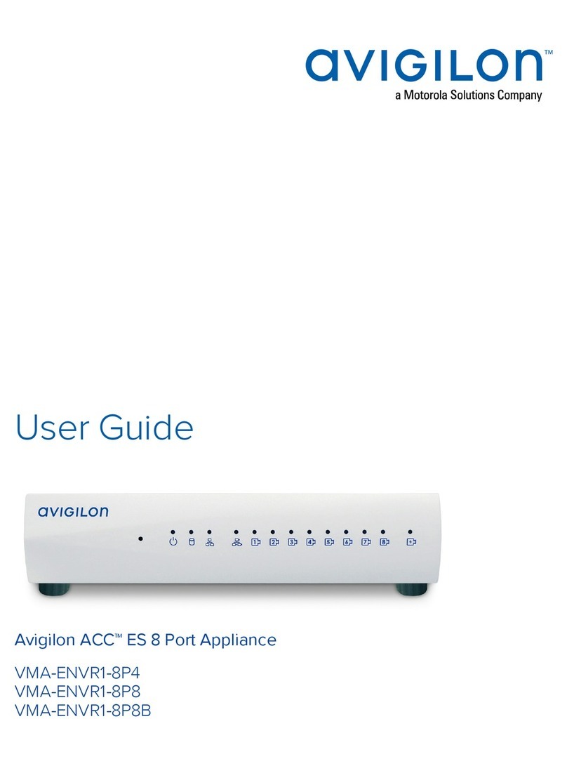 Motorola Avigilon ACC VMA-ENVR1-8P4 User manual