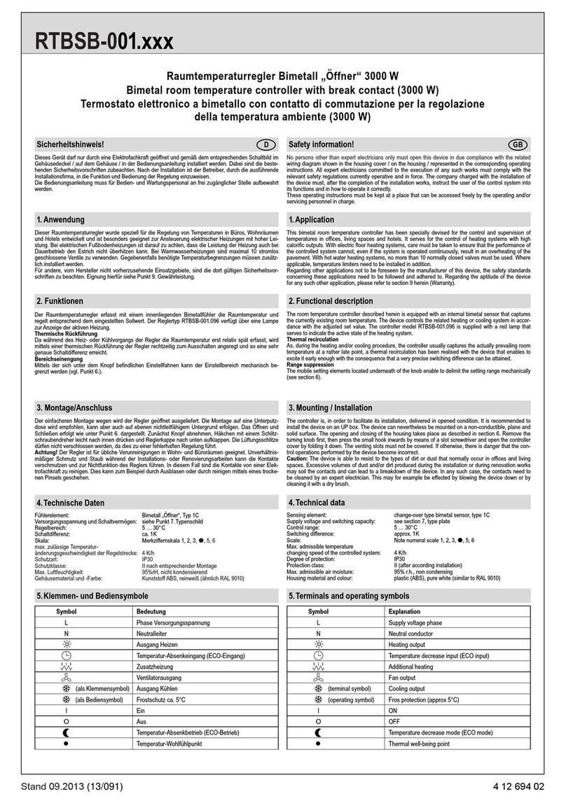alre RTBSB-001.096 manual