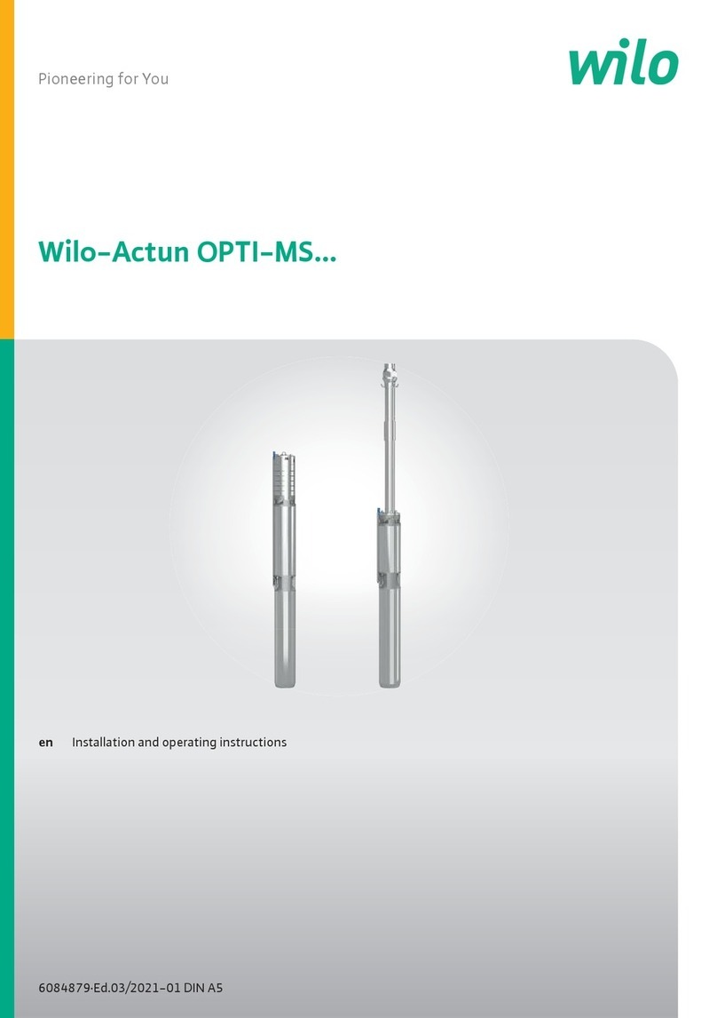 Wilo Actun Opti MSI4.04-12 Installation and operating instructions