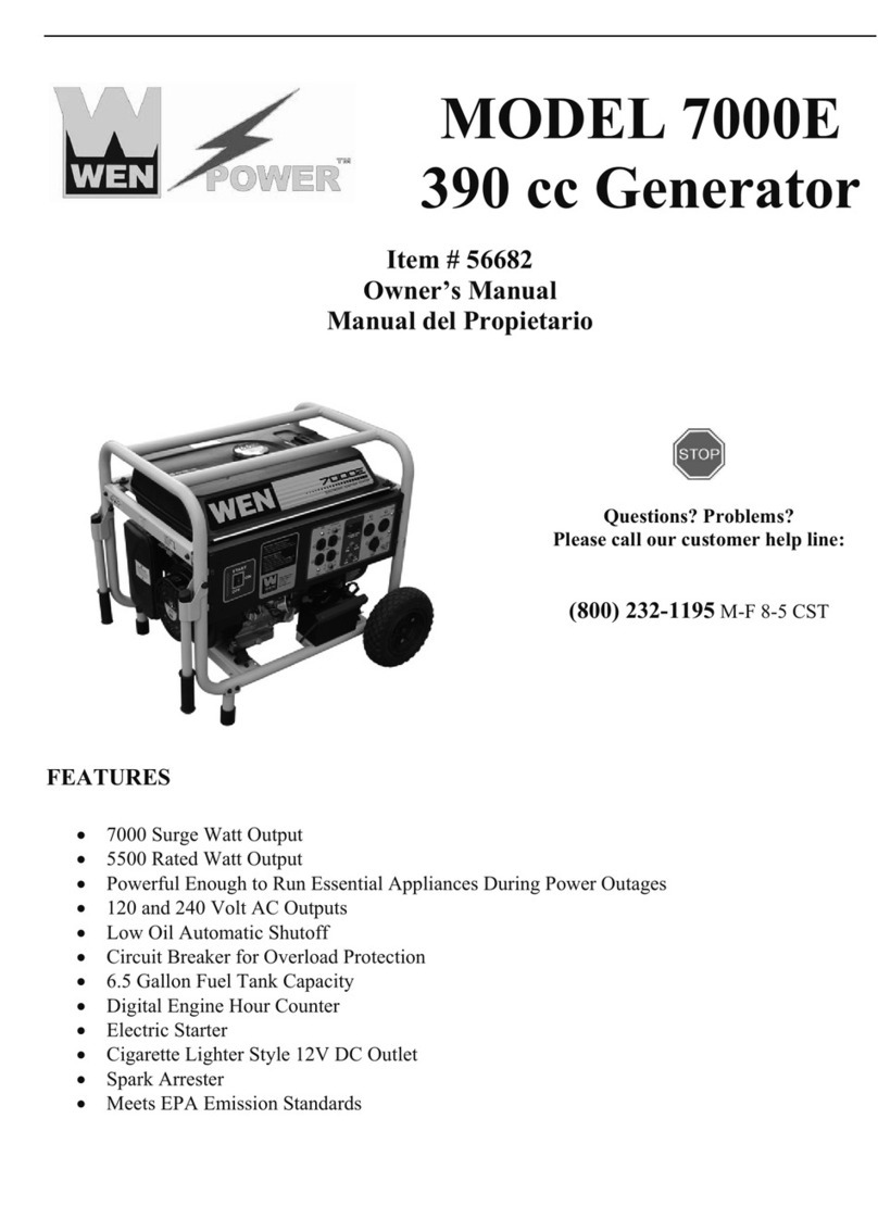 Wen Power 7000E User manual