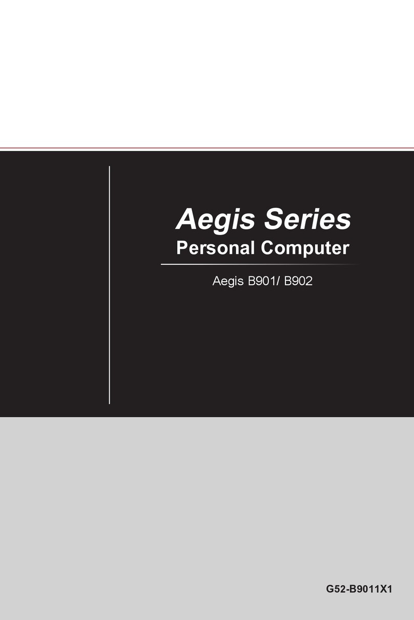 MSI Aegis B901 User manual