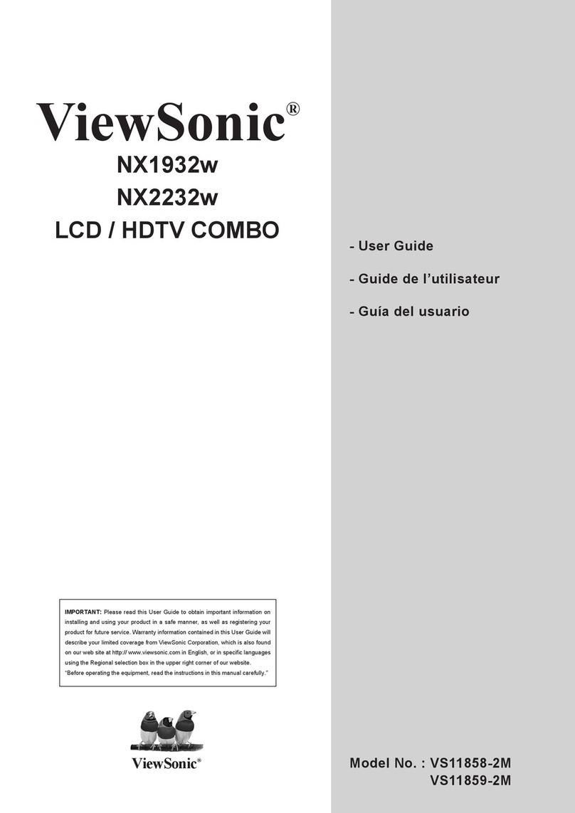 ViewSonic NX1932W - DiamaniDuo - 19" LCD TV User manual