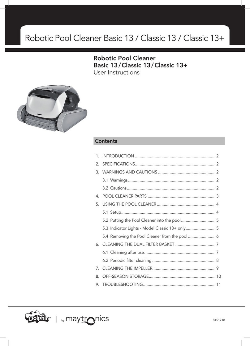 Maytronics Dolphin Basic 13 User manual