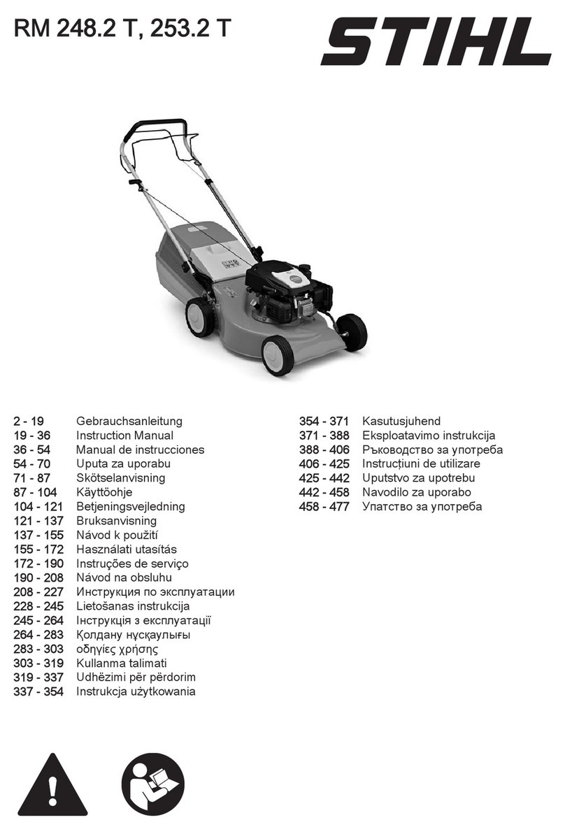 Stihl RM 248.2 T User manual