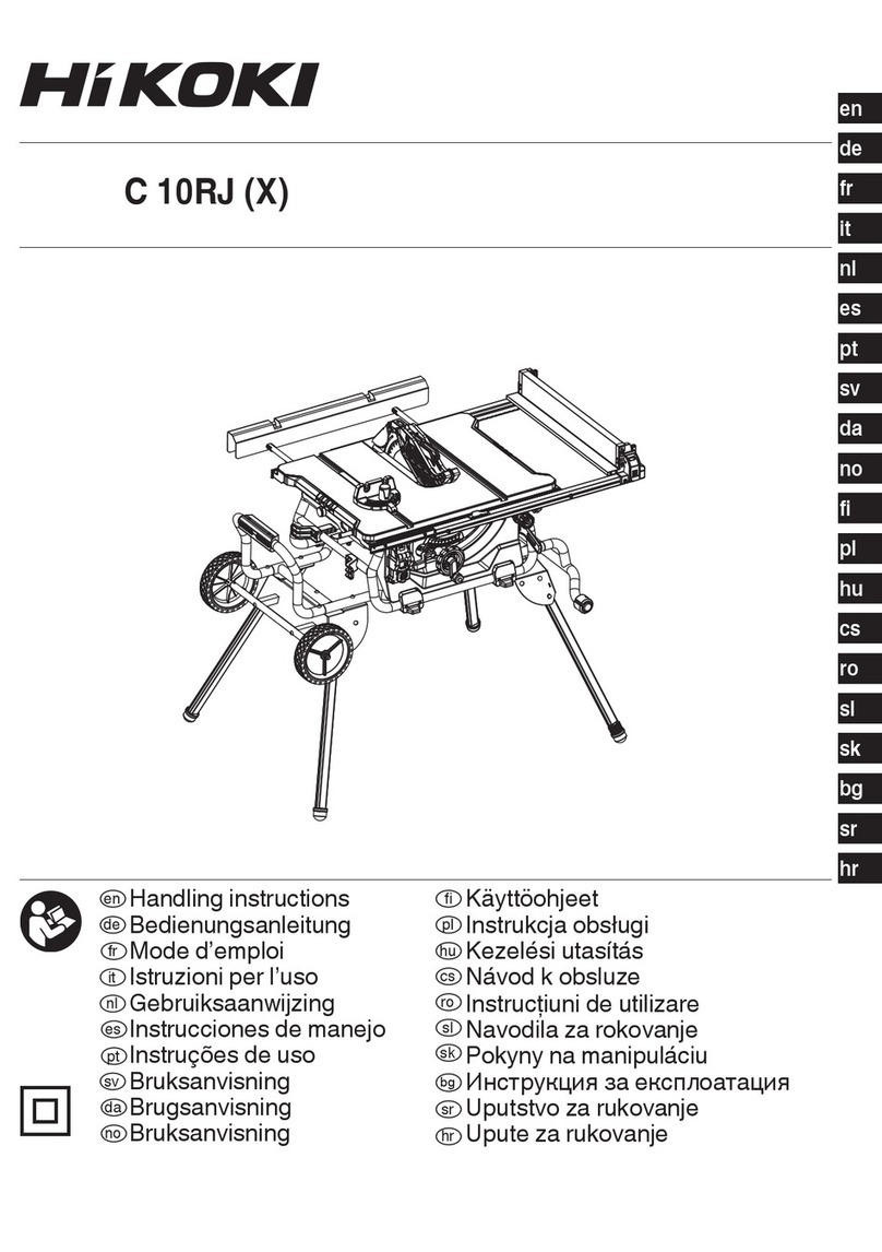 HIKOKI C 10RJ Handling instructions