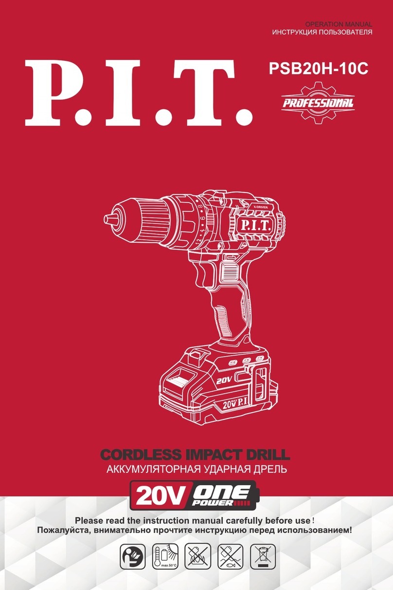 P.I.T. PROFESSIONAL PSB20H-10C User manual