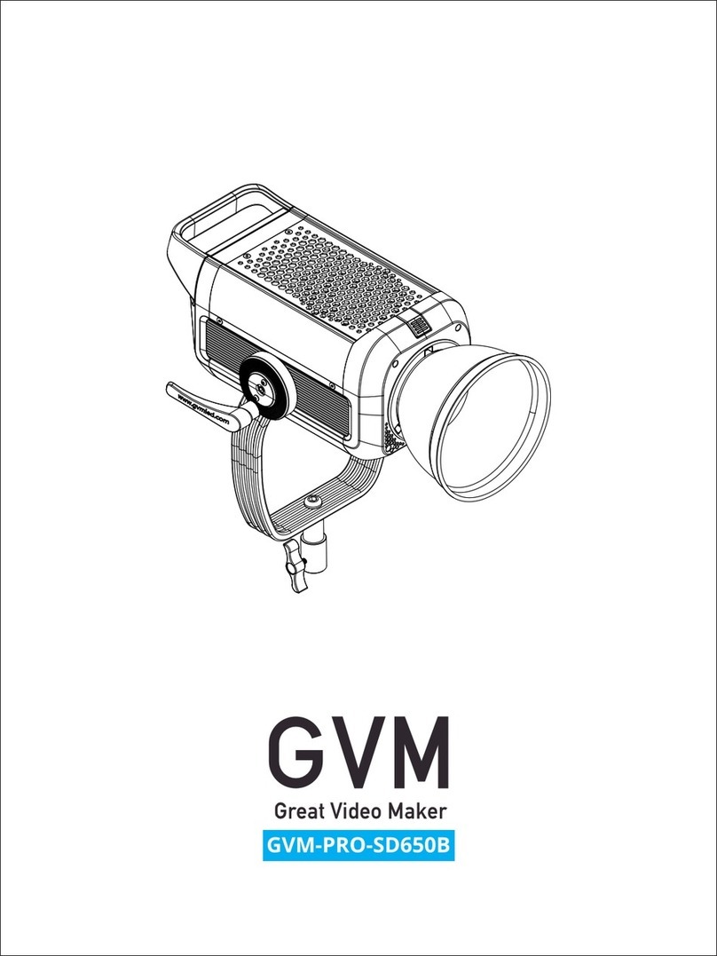 GVM GVM-PRO-SD650B User manual