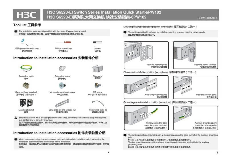 H3C S6520-EI Series User manual