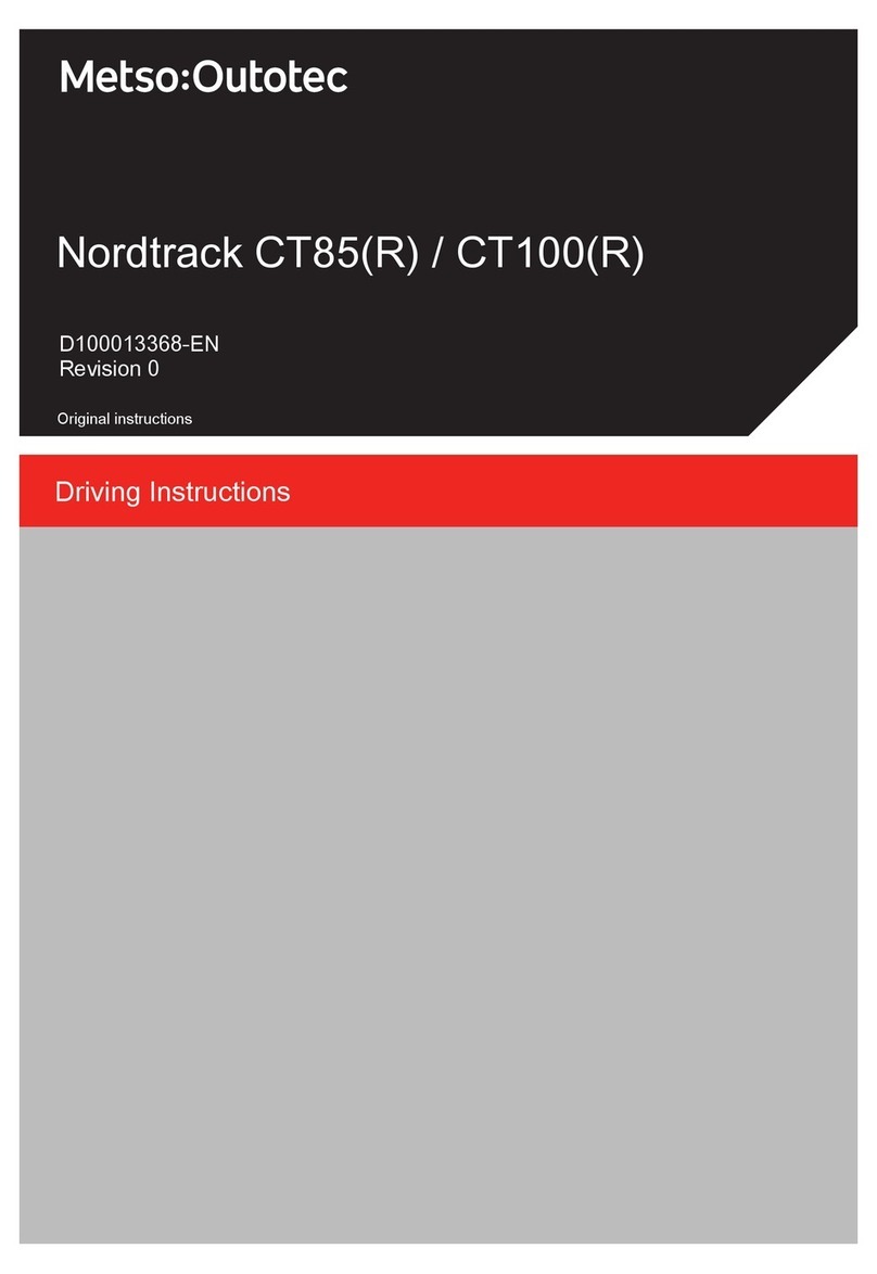 Metso Outotec Nordtrack CT85 Original instructions