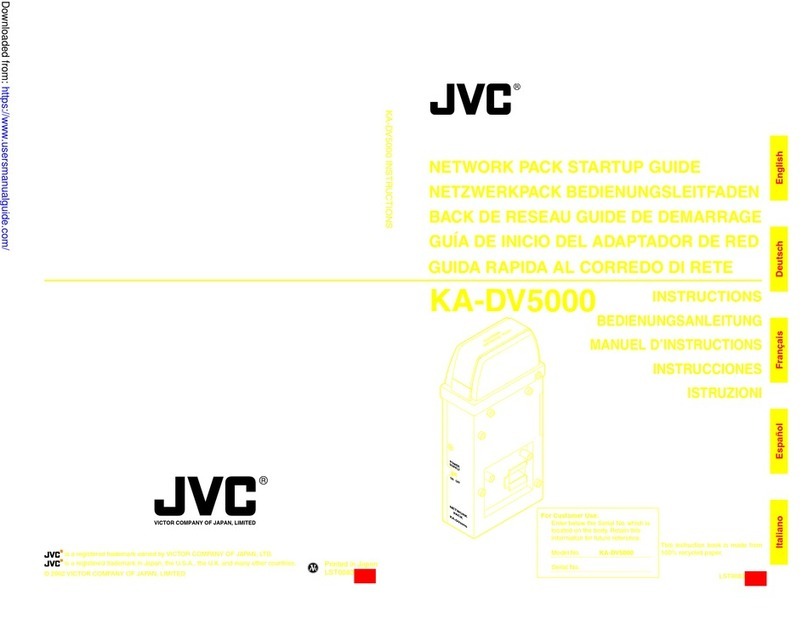 JVC KA-DV5000 User guide